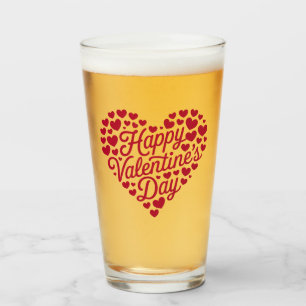 Verre Joyeuse Saint-Valentin Saint-Valentin Amour Coeur