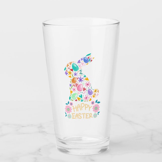 Verre Joyeuses Pâques (Devant)