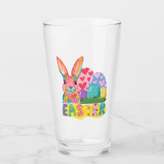 Verre Joyeuses Pâques (Devant)