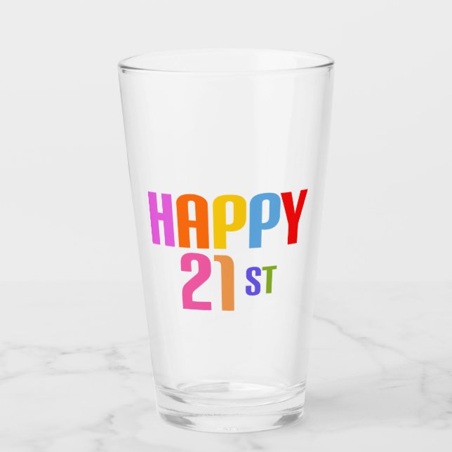 Verre Joyeux 21ème (Devant)