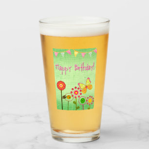 Verre Joyeux anniversaire