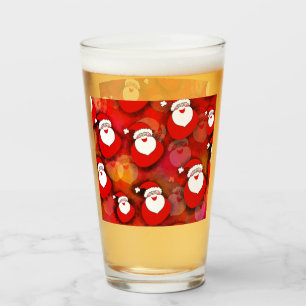 Verre Joyeux Motif du Père Noël