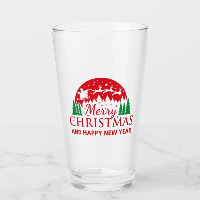 Verre Joyeux Noël (Devant)