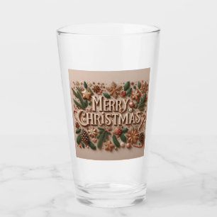 Verre Joyeux Noël classique