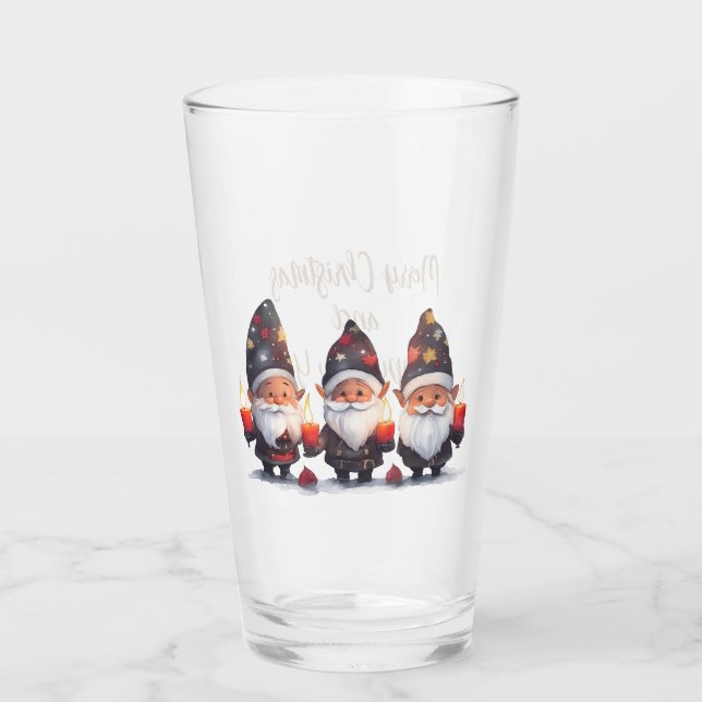 Verre Joyeux Noël et Bonne année (Dos)