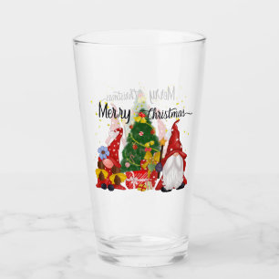 Verre Joyeux Noël Gens Glass