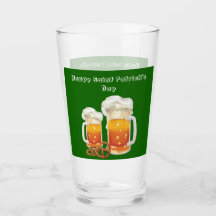 Joyeux Saint Patrick's Day Irish Beer Glass
