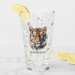 Verre jungle des amoureux du tigre cool