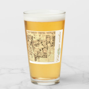 Verre Juste des poupées pour un Joyeux Noël