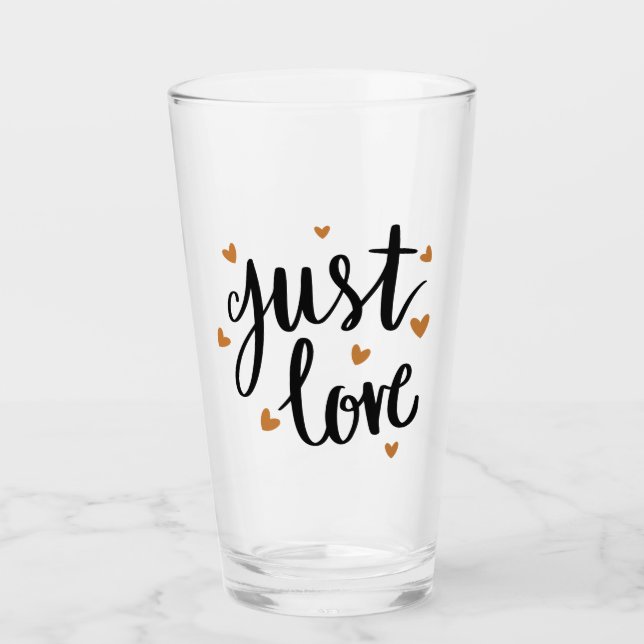 Verre Juste l'amour (Devant)