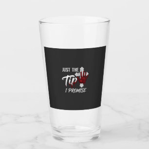 Verre Juste pour promettre Halloween Main Sanglante Croi