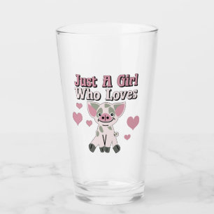 Verre Juste Une Fille Qui Aime Les Cochons