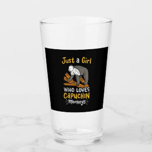 Verre Juste Une Fille Qui Aime Les Singes Capucins