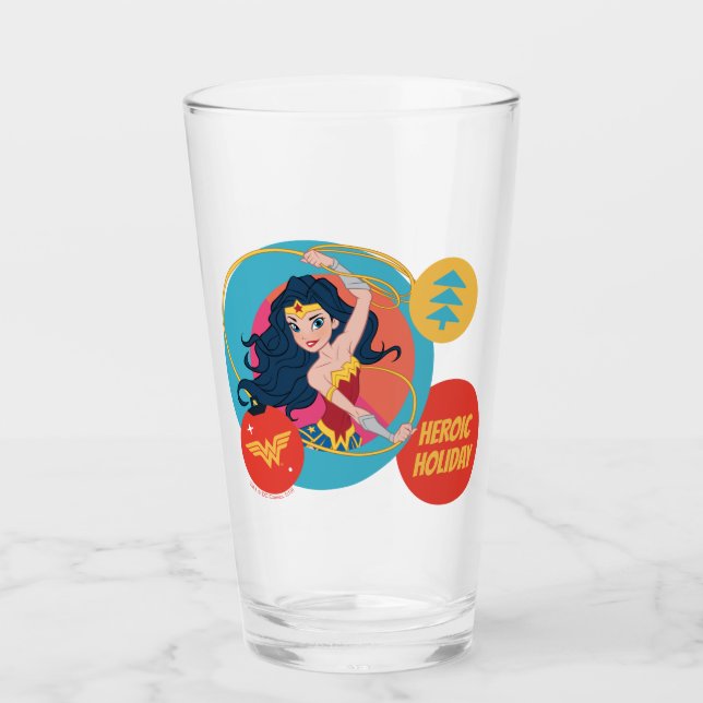 Verre Justice League Wonder Woman Holiday Bauble (Devant)