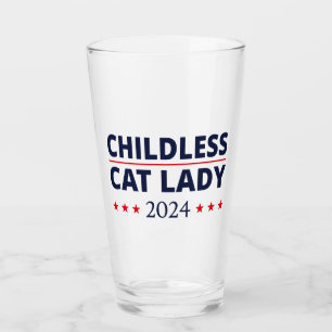 Verre Kamala Harris - Enfless Cat Lady 2024 III