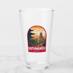 Verre Kathmandu Nepal Travel Art Vintage
