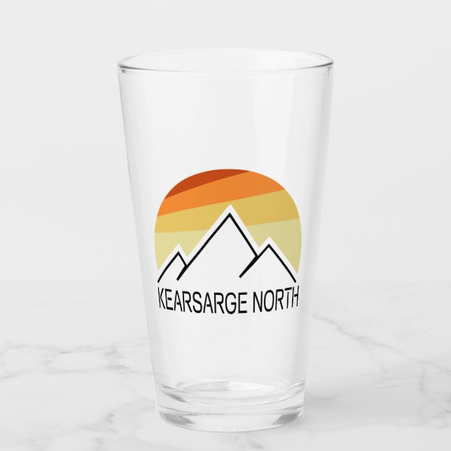 Verre Kearsarge Nord New Hampshire Retro (Devant)
