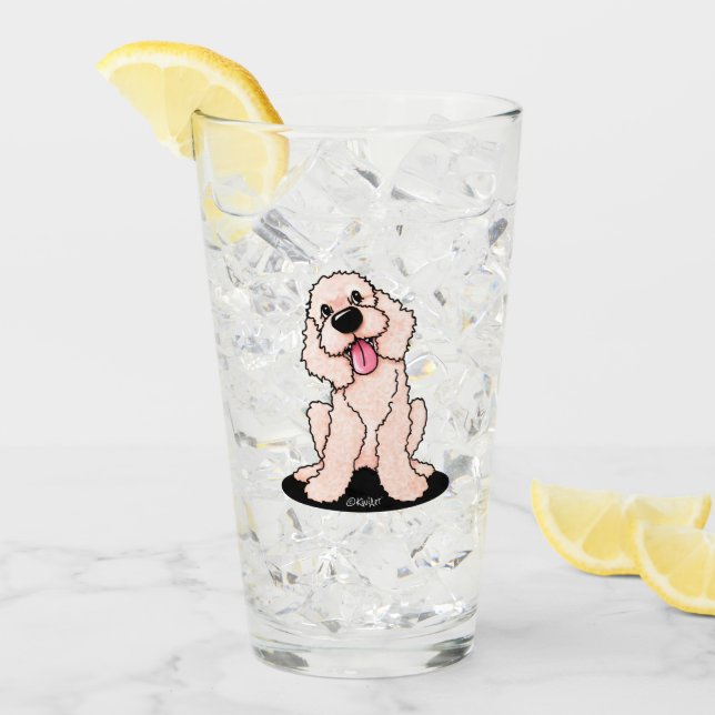 Verre KiniArt Doodle souriant (Devant glace)