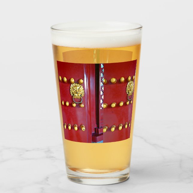 Verre Knocker de porte en Chine (Devant (rempli))