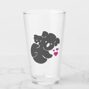 Verre Koala Bear Silhouette
