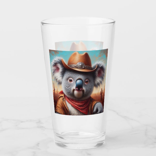 Verre Koala Cowboy (Devant)