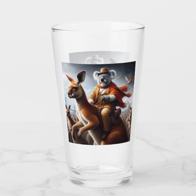 Verre Koala Kangaroo Rider (Devant)