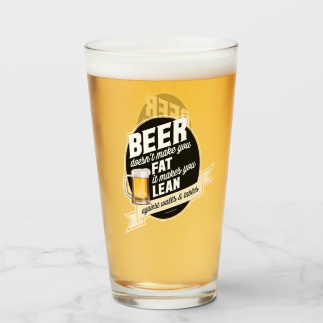 Verre La Bière Vous Rend Lean (Devant (rempli))