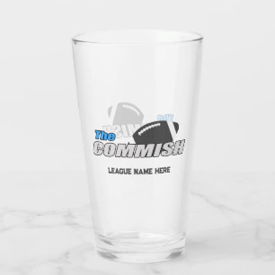 Verre La Commish Custom 16 oz Pint Beer Glass
