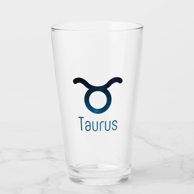 Verre La constellation du Taurus - Galaxie (Devant)