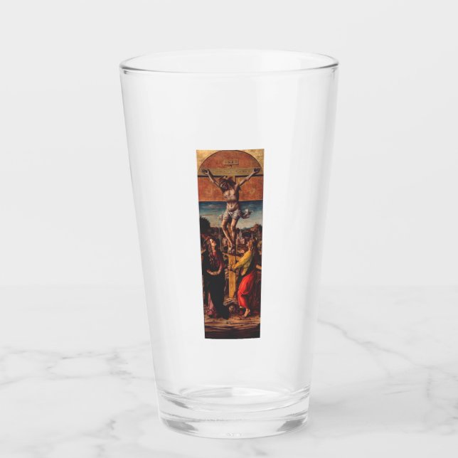 Verre La Crucifixion de Carlo Crivelli  (Devant)