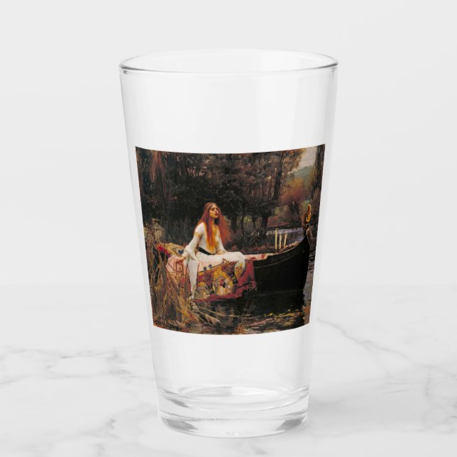 Verre La Dame de Shalott (Beauté Médiévale) (Devant)