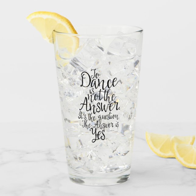 Verre La Danse N'Est Pas La Réponse (Devant glace)