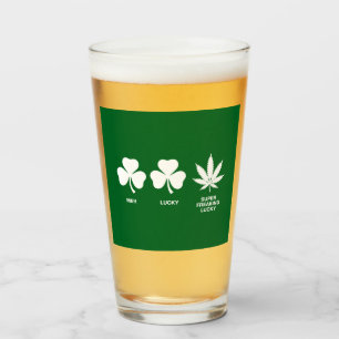 Verre La fête drôle de Saint-Patrick pour les gars