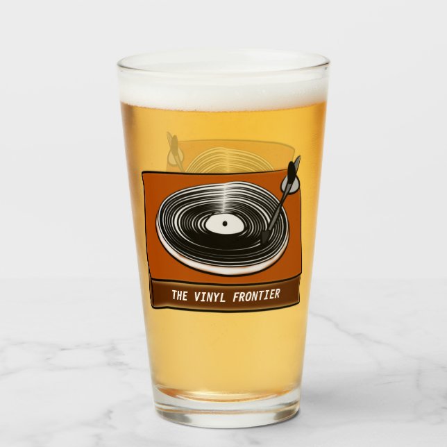 Verre La frontière de vinyle (Dos (rempli))