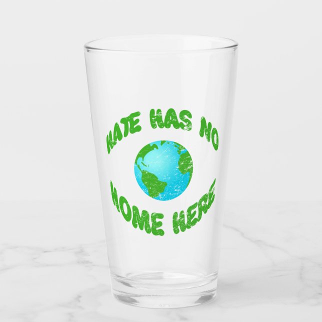 Verre La Haine N'A Pas De Maison Sur Terre (Devant)