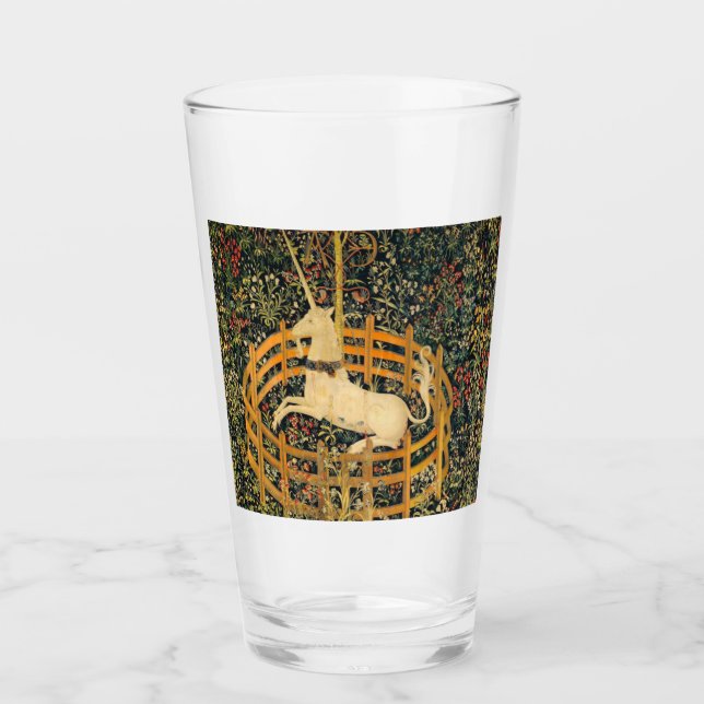 Verre La Licorne en Captivité (Devant)
