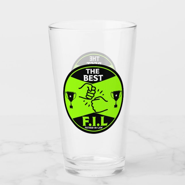 Verre La meilleure loi du Père-en-dedans (Devant)
