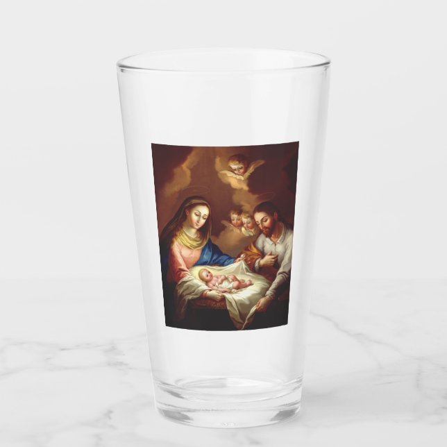 Verre La Nativité de Jésus-Christ (Devant)