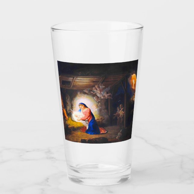 Verre La Nativité du Christ (Devant)