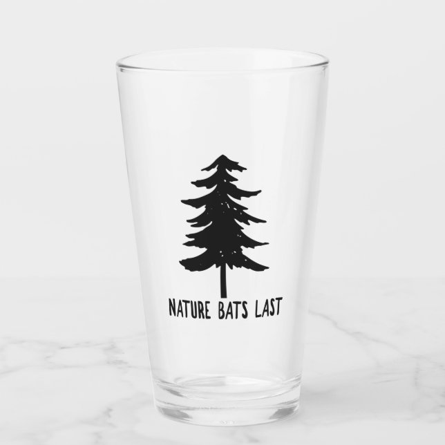 Verre La nature frappe en dernier (Devant)