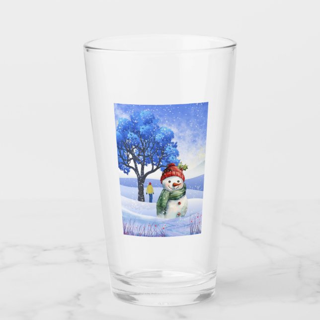 VERRE LA NEIGE S'AMUSERA EN HIVER (Devant)