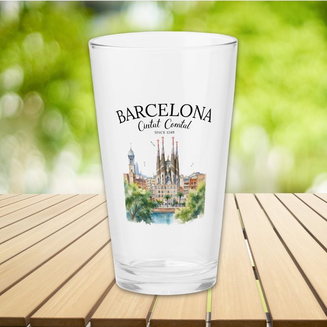 Verre La Sagrada Familia & Skyline – Barcelona Spain (Créateur téléchargé)