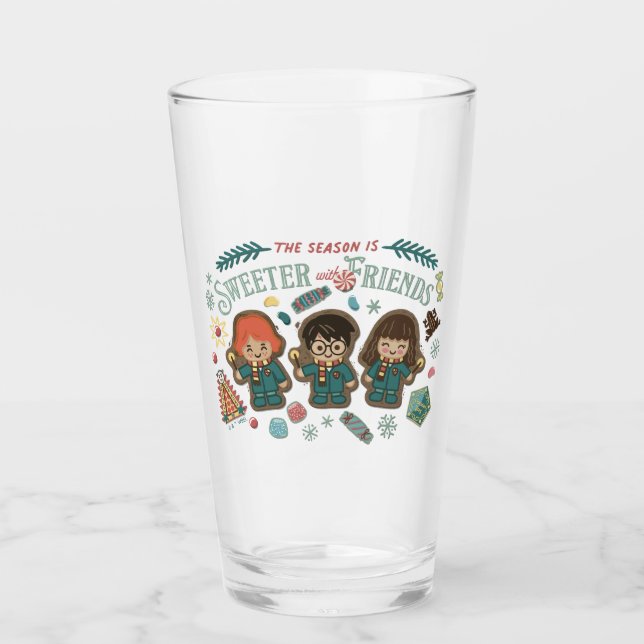 Verre La saison est plus douce avec des amis (Devant)