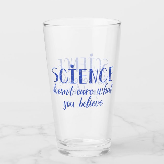 Verre La Science ne s'inquiète pas ce que vous croyez (Devant)