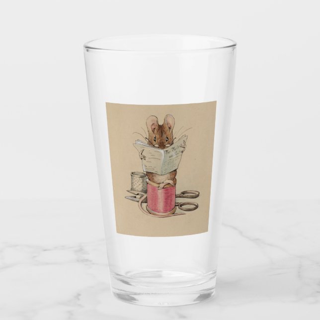 Verre La souris sur mesure (par Beatrix Potter) (Devant)