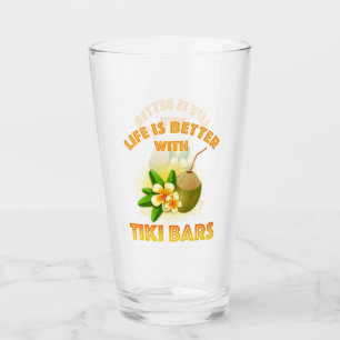Verre La Vie Est Meilleure Avec Les Bars Tiki