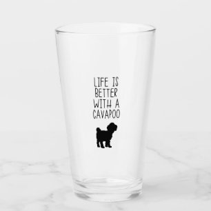 Verre La Vie Est Meilleure Avec Un Cavapoo