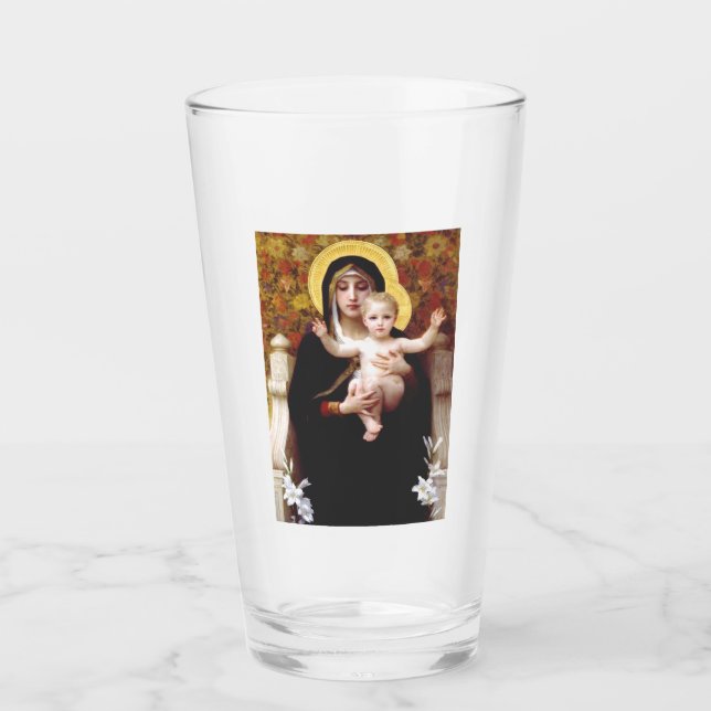 Verre La Vierge aux lys (Devant)