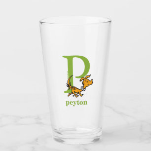 Verre L'ABC de Dr Seuss : Lettre P - Vert Ajoutez votr