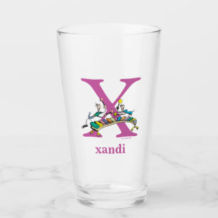 Verre L'ABC du Dr Seuss : Lettre X - Violet   Ajoutez vo